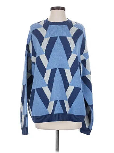 Pre-owned Asos Design Pullover Sweater In Blue