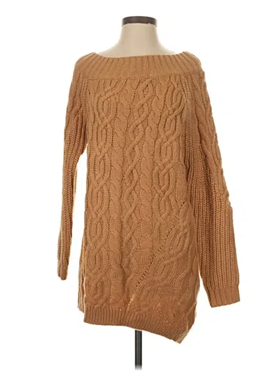 Asos Design Pullover Sweater In Brown