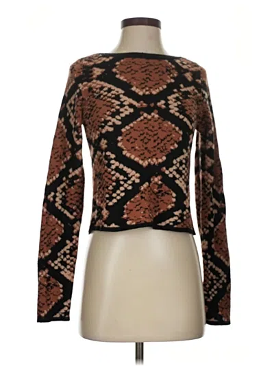 Pre-owned Asos Design Pullover Sweater In Brown