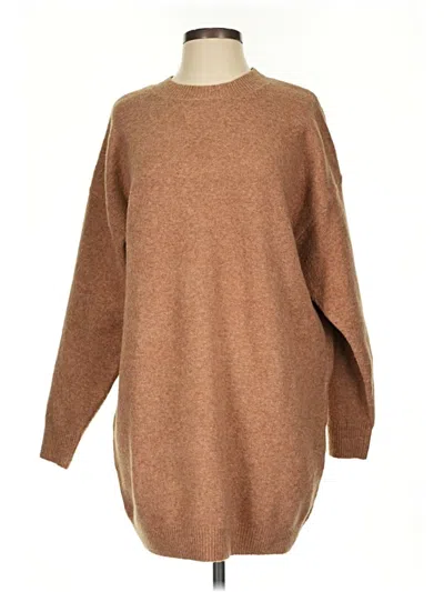 Pre-owned Asos Design Pullover Sweater In Brown