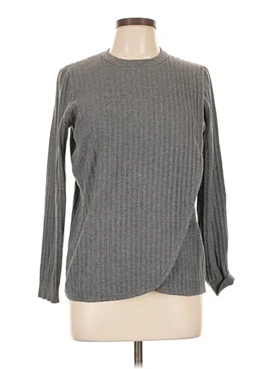 Pre-owned Asos Design Pullover Sweater In Gray