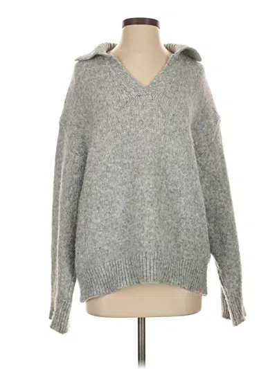 Pre-owned Asos Design Pullover Sweater In Gray