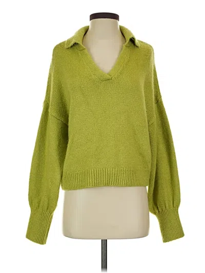 Pre-owned Asos Design Pullover Sweater In Green