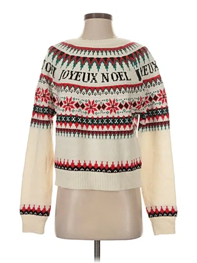 Pre-owned Asos Design Pullover Sweater In Ivory