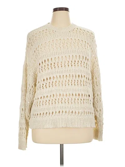 Pre-owned Asos Design Pullover Sweater In Ivory