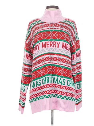 Pre-owned Asos Design Pullover Sweater In Pink