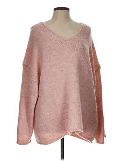 Pre-owned Asos Design Pullover Sweater In Pink