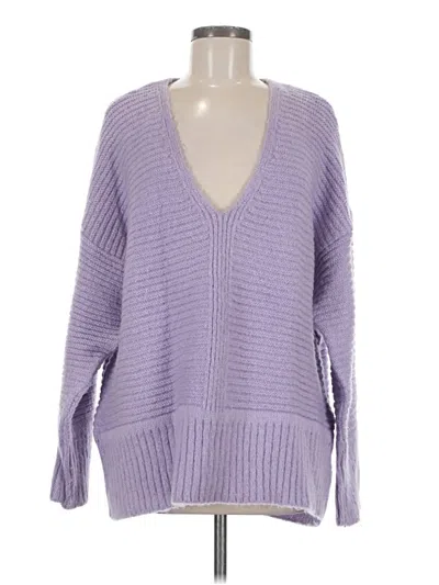 Pre-owned Asos Design Pullover Sweater In Purple