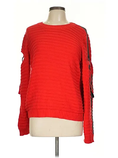 Pre-owned Asos Design Pullover Sweater In Red
