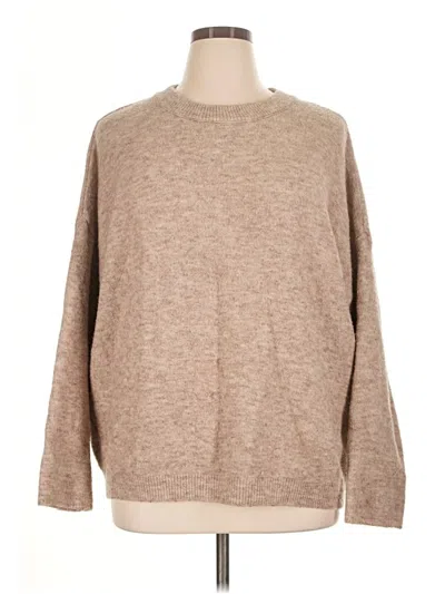 Pre-owned Asos Design Pullover Sweater In Tan