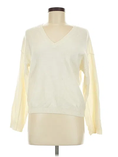 Pre-owned Asos Design Pullover Sweater In White