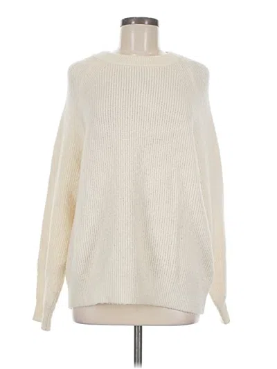 Pre-owned Asos Design Pullover Sweater In White