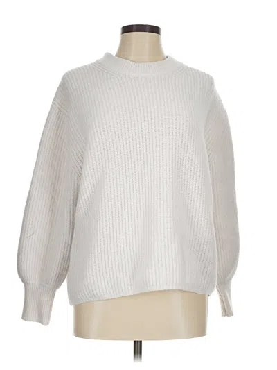 Pre-owned Asos Design Pullover Sweater In White