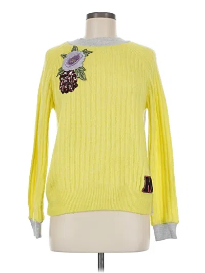 Pre-owned Asos Design Pullover Sweater In Yellow