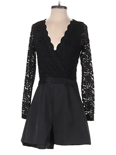 Pre-owned Asos Design Romper In Black