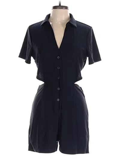 Pre-owned Asos Design Romper In Blue