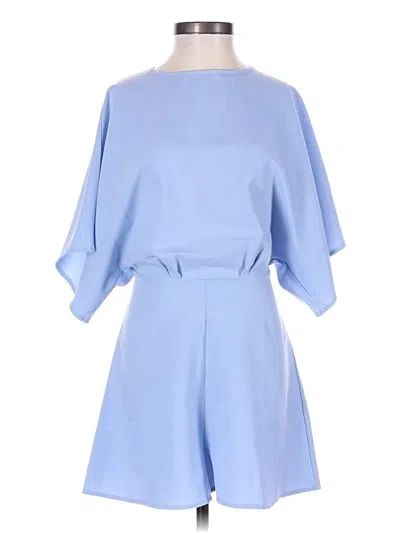 Pre-owned Asos Design Romper In Blue