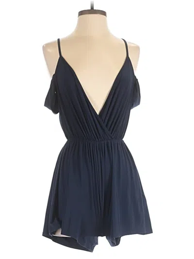 Pre-owned Asos Design Romper In Blue