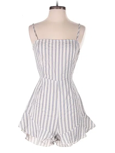 Pre-owned Asos Design Romper In Blue