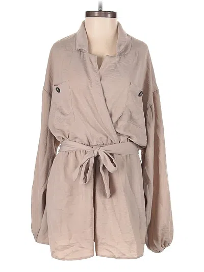 Pre-owned Asos Design Romper In Brown