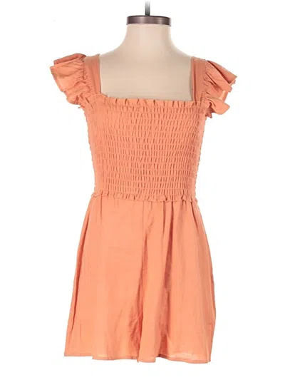 Pre-owned Asos Design Romper In Orange
