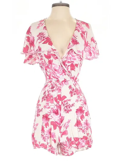 Pre-owned Asos Design Romper In Pink