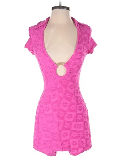 Pre-owned Asos Design Romper In Pink