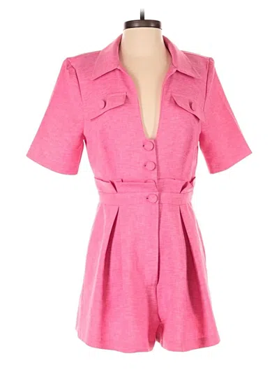 Pre-owned Asos Design Romper In Pink