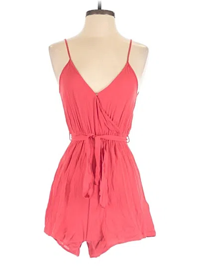 Pre-owned Asos Design Romper In Red