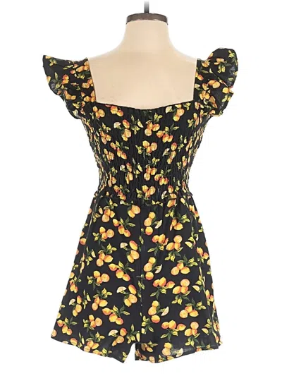 Pre-owned Asos Design Romper In Yellow