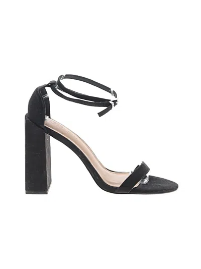 Pre-owned Asos Design Sandals In Black