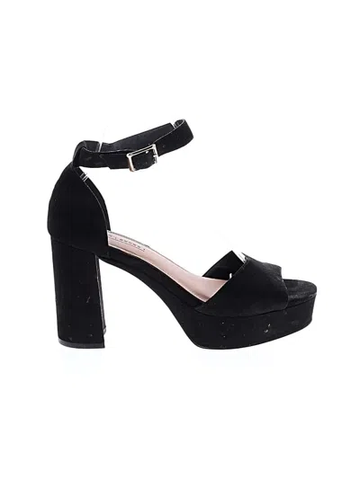 Pre-owned Asos Design Sandals In Black