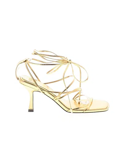 Pre-owned Asos Design Sandals In Yellow