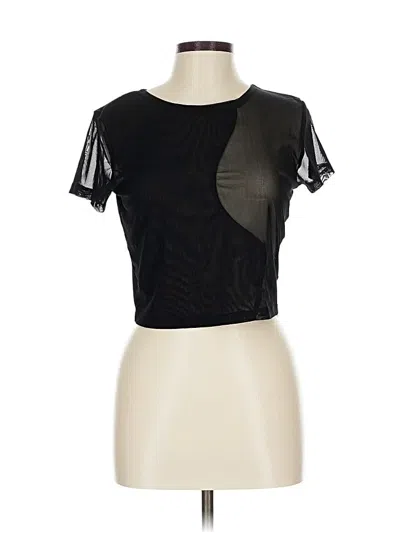 Pre-owned Asos Design Short Sleeve T-shirt In Black