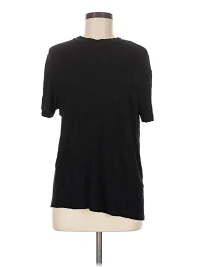 Pre-owned Asos Design Short Sleeve T-shirt In Black