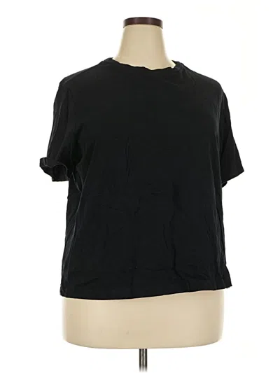 Pre-owned Asos Design Short Sleeve T-shirt In Black