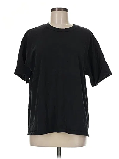 Pre-owned Asos Design Short Sleeve T-shirt In Black