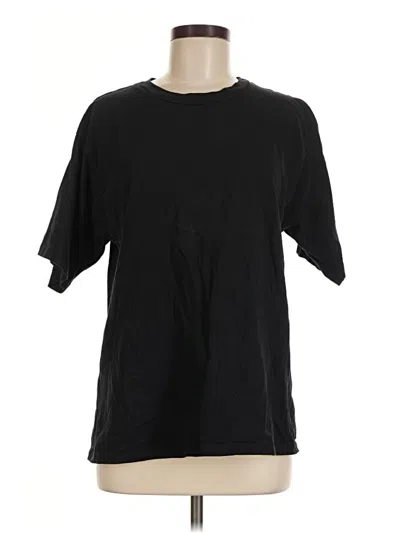 Pre-owned Asos Design Short Sleeve T-shirt In Black