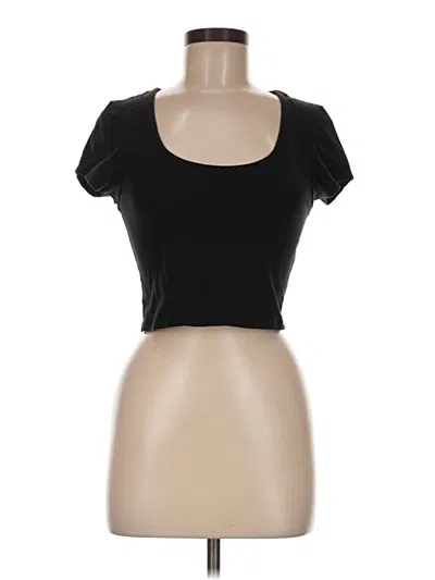 Pre-owned Asos Design Short Sleeve T-shirt In Black