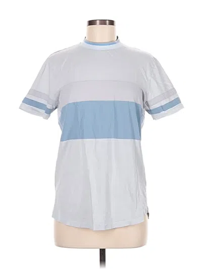 Pre-owned Asos Design Short Sleeve T-shirt In Silver