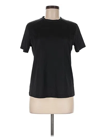 Pre-owned Asos Design Short Sleeve Turtleneck In Black