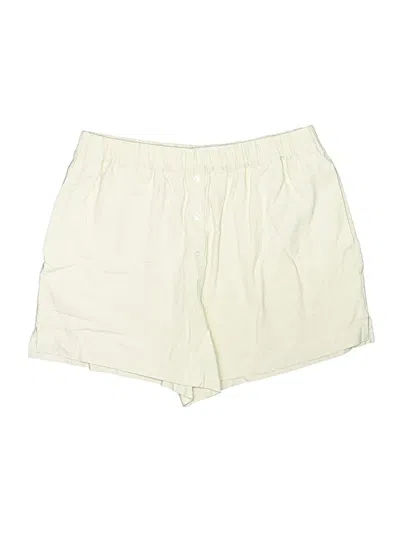 Pre-owned Asos Design Shorts In Ivory