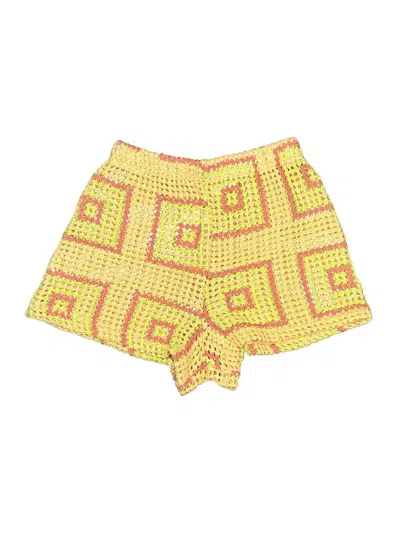 Pre-owned Asos Design Shorts In Yellow