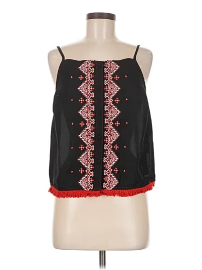 Pre-owned Asos Design Sleeveless Blouse In Black