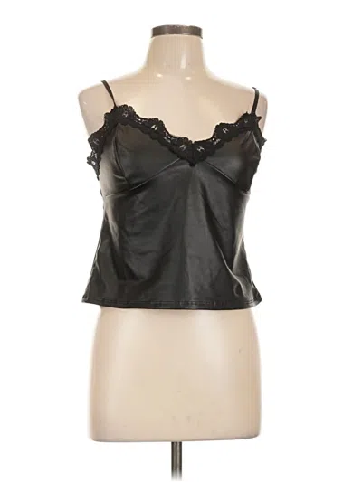 Pre-owned Asos Design Sleeveless Blouse In Black