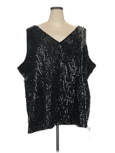Asos Design Sleeveless Blouse In Black