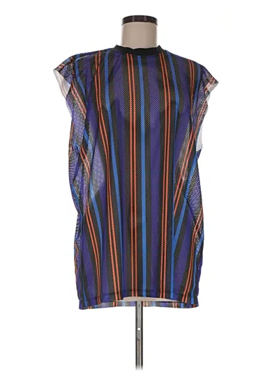 Pre-owned Asos Design Sleeveless Blouse In Blue