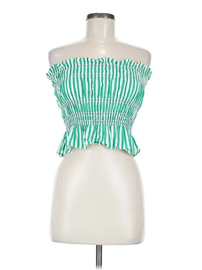 Pre-owned Asos Design Sleeveless Blouse In Green