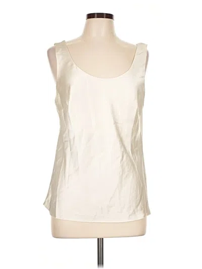 Pre-owned Asos Design Sleeveless Blouse In Ivory
