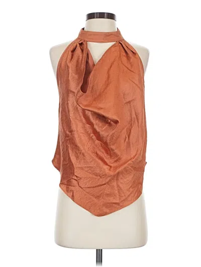 Pre-owned Asos Design Sleeveless Blouse In Orange